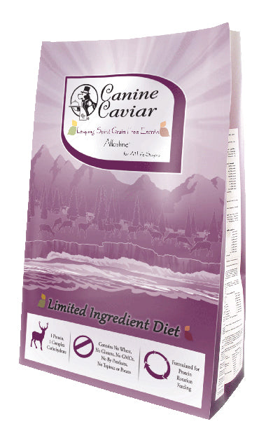 Canine Caviar Leaping Spring Venison Dry Dog Food