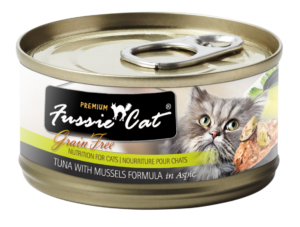 Fussie Cat Premium Tuna with Mussels Formula in Aspic Canned Food (2.82-oz, single can)