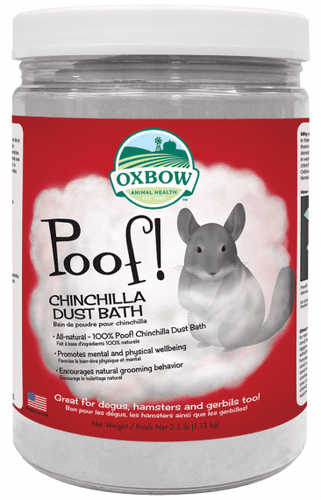 Oxbow Poof! Chinchilla Dust Bath (2.5 Lb.)