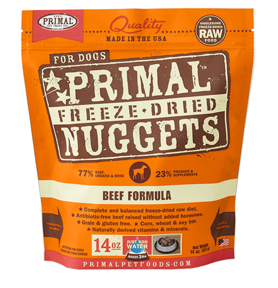 Primal Canine Freeze Dried Beef