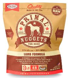 Primal Canine Frozen Raw Lamb