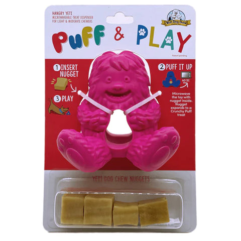 Yeti Dog Puff & Play Dog Toy
