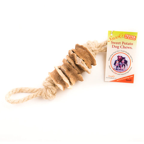 Snook's Sweet Potato Rope Chew For Dogs