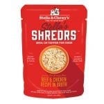 Stella & Chewy's Shredrs Beef/Chicken Pouch Wet Dog Food 2.8oz