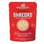 Stella & Chewy's Shredrs Chicken/Liver Pouch Wet Dog Food 2.8oz