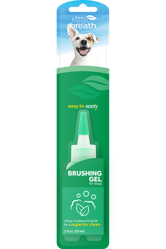 TropiClean Fresh Breath Dental & Oral Care Brushing Gel for Pets (2 oz)