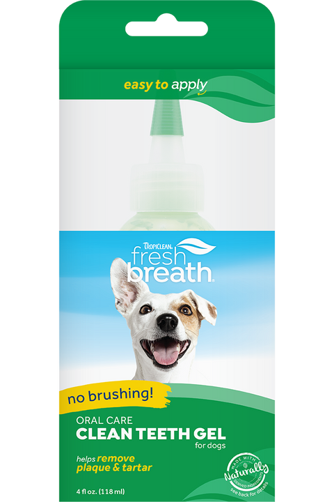 Tropiclean Fresh Breath No Brushing Teeth Gel for Dogs 2oz