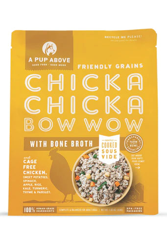 A Pup Above Chicka Chicka Bow Wow Whole Grain Gently Cooked Frozen Dog Food