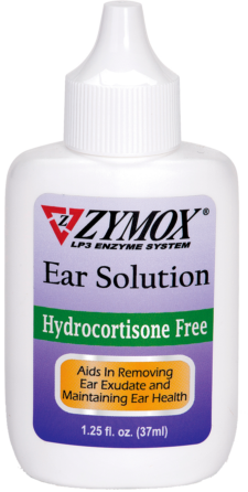 Zymox Ear Solution Hydrocortisone Free