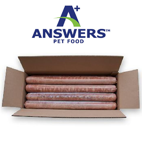Answers Frozen Raw Detailed Dog Food Beef