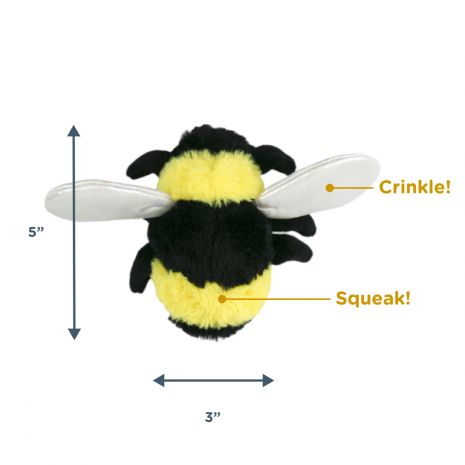 Tall Tails Bee with Squeaker