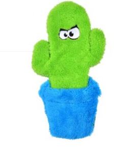 Cycle Dog Duraplush Unstuffed Potted Cactus Dog Toy