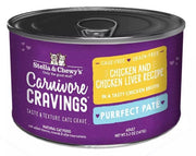 Stella and Chewy Carnivore Cravings Chicken and Chicken Liver Recipe Purrfect Pate Canned Cat Food