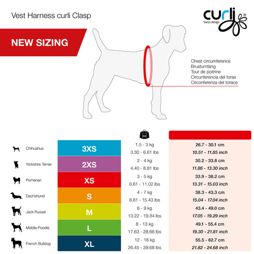 Curli Air Mesh Curli Clasp Vest Harness (XXXS / Camo)