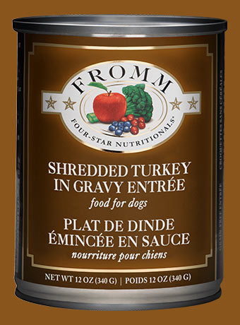 Fromm Shredded Turkey in Gravy Canned Dog Food 12oz