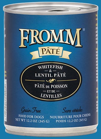 Fromm Grain-Free Whitefish & Lentil Pâté Dog Food (12.2 oz, Single Can)