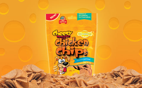 Chip's Naturals Cheesy Doggie Chicken Chips
