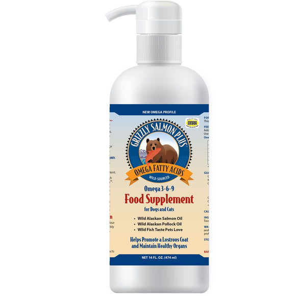 Grizzly Salmon Oil Pump 32oz