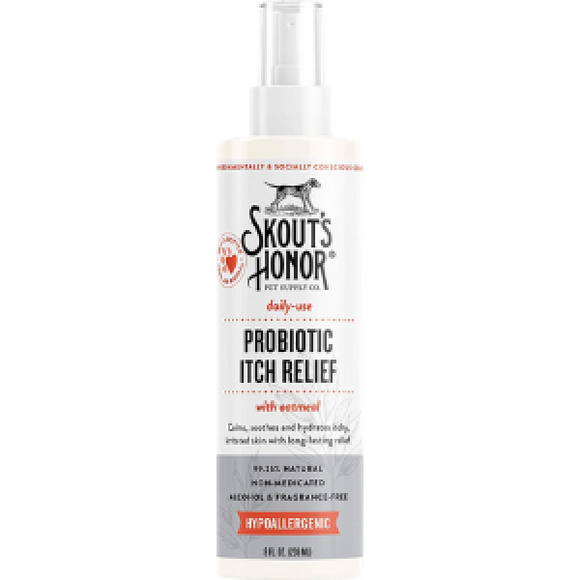 Skout’s Honor Probiotic Itch Relief Spray 8oz