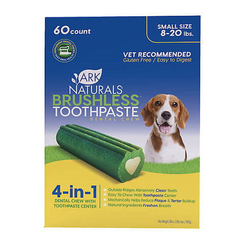 Ark Naturals Brushless Toothpaste Small Dog Treats