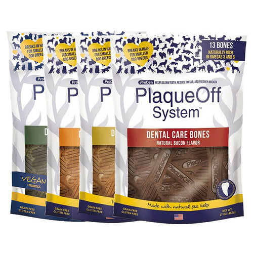 Proden PlaqueOff Dental Turkey & Cranberry Dog Bones (17-oz)