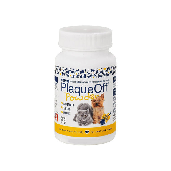 Proden PlaqueOff Dental Powder Supplement for Dogs & Cats (60 gm)