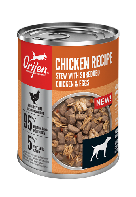 ORIJEN Chicken Recipe Stew Canned Dog Food 12.8 oz