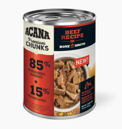 ACANA Beef Recipe Stew Canned Dog Food 12.8 oz