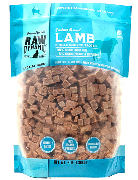 Raw Dynamic Frozen Raw Cat Food Lamb Formula