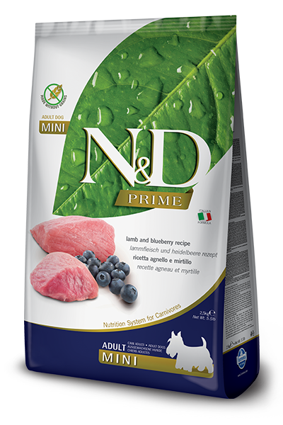 Farmina N&D Prime Lamb & Blueberry Mini Dry Dog Food