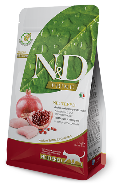 Farmina N&D Prime Chicken & Pomegranate Neutered Cat Food
