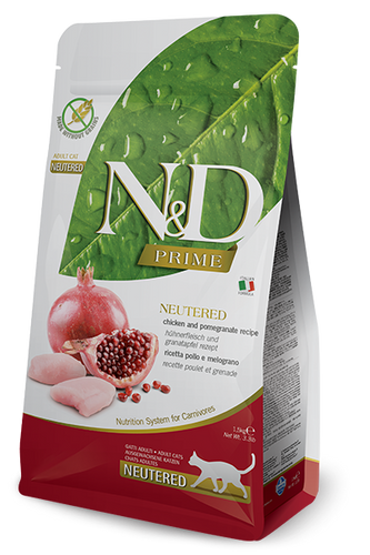 Farmina N&D Prime Chicken & Pomegranate Neutered Cat Food