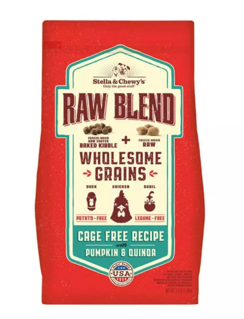 Stella & Chewy's Raw Blend Cage Free with Pumpkin and Quinoa Wholesome Grains