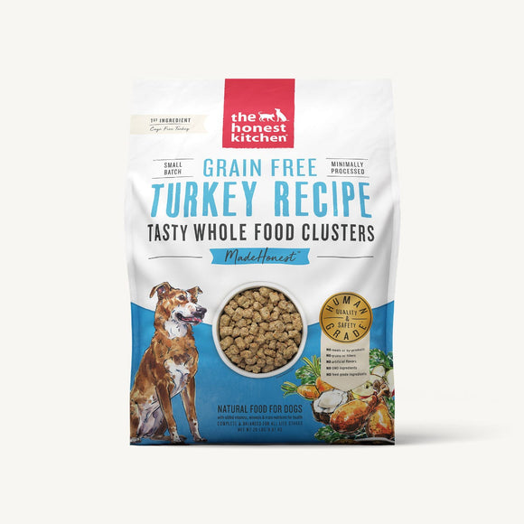 The Honest Kitchen Grain Free Turkey Recipe Whole Food Clusters Dry Dog Food