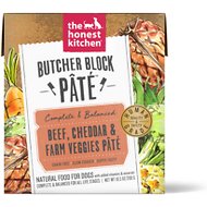 The Honest Kitchen Butcher Block Pate Beef, Cheddar & Farm Veggies Wet Dog Food