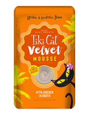Tiki Cat Velvet Mousse Chicken in Broth Cat Food