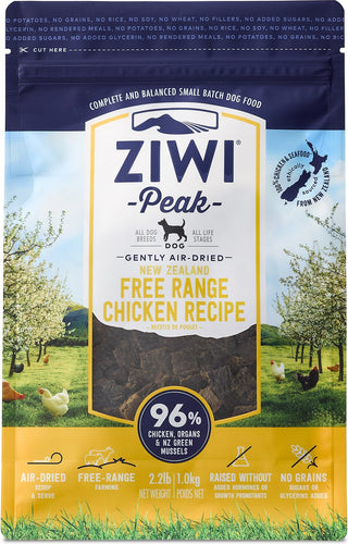 Ziwi Peak Air Dried Free Range Chicken Dog Food